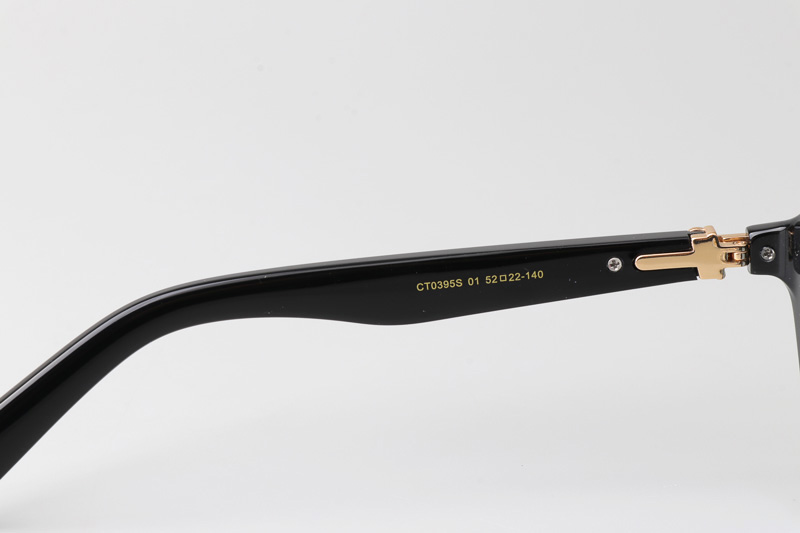 CT0395S Sunglasses Black Gold Blue