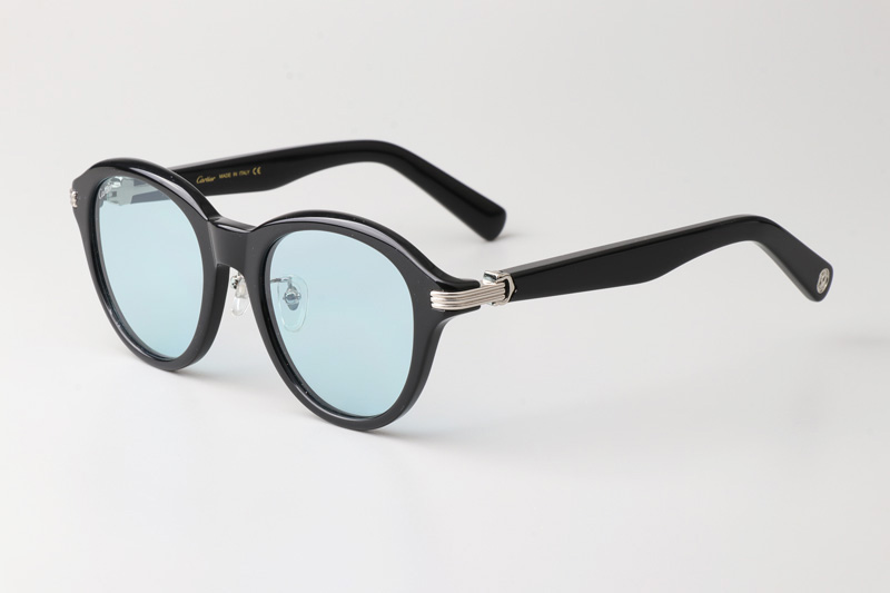 CT0395S Sunglasses Black Silver Blue