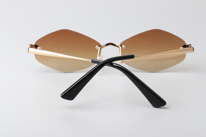CT0433S Sunglasses Gold Brown