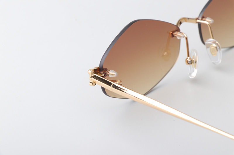 CT0433S Sunglasses Gold Brown