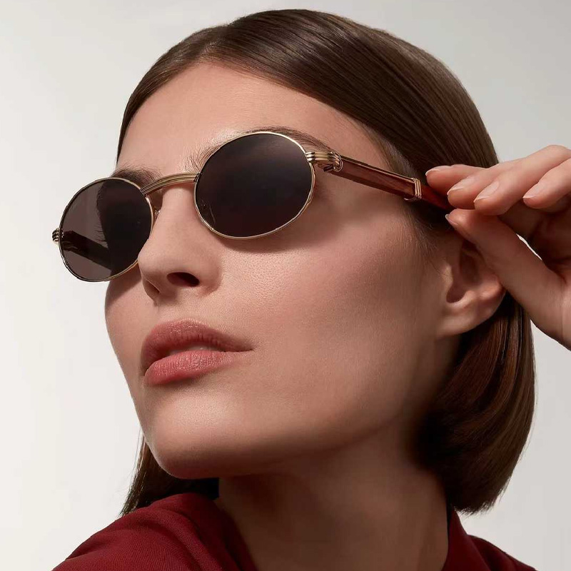 CT0464S Sunglasses Gold Red Brown