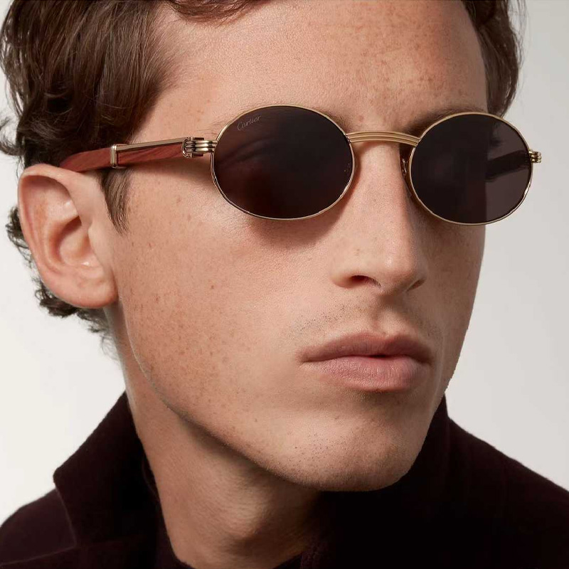 CT0464S Sunglasses Gold Red Brown