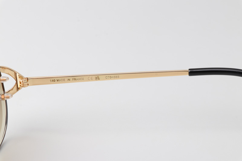 CT0468S Sunglasses Gold Gradient Brown