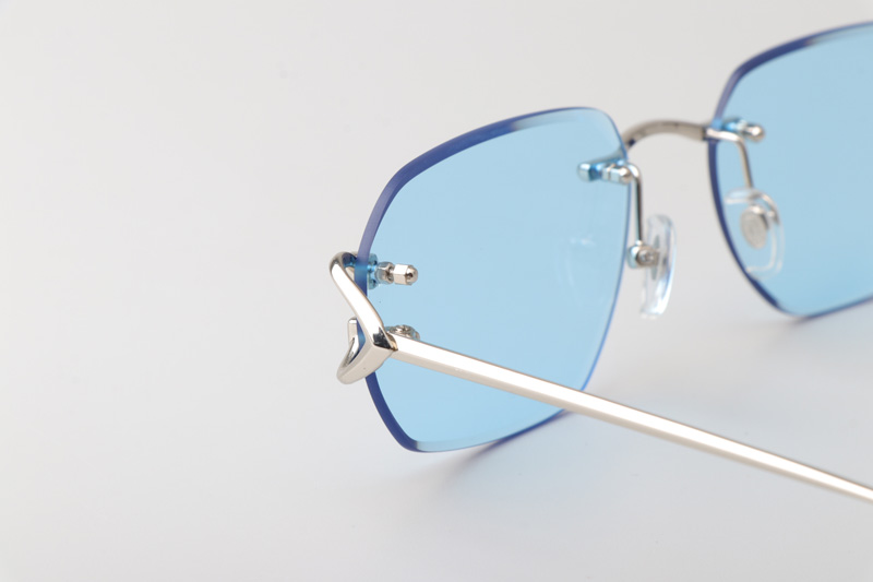 CT0468S Sunglasses Silver Blue