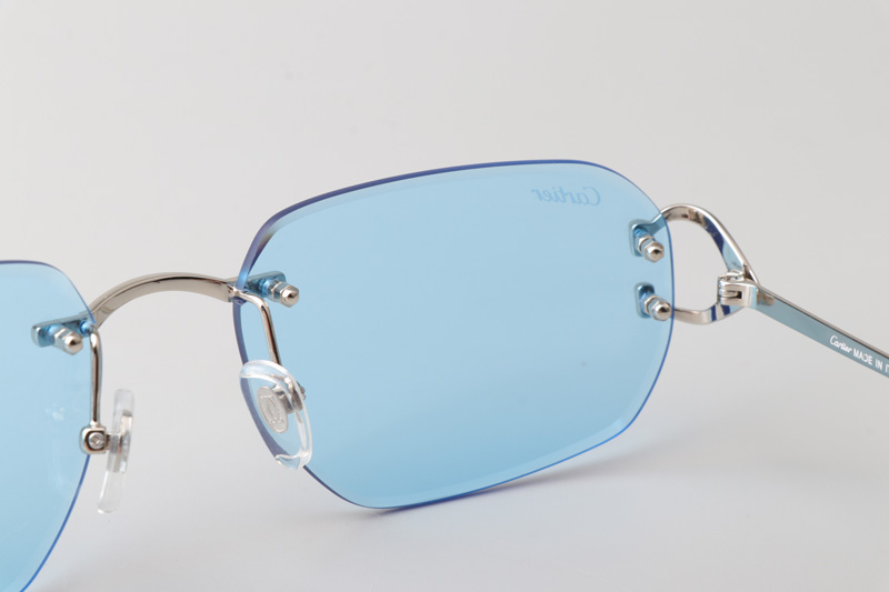CT0468S Sunglasses Silver Blue
