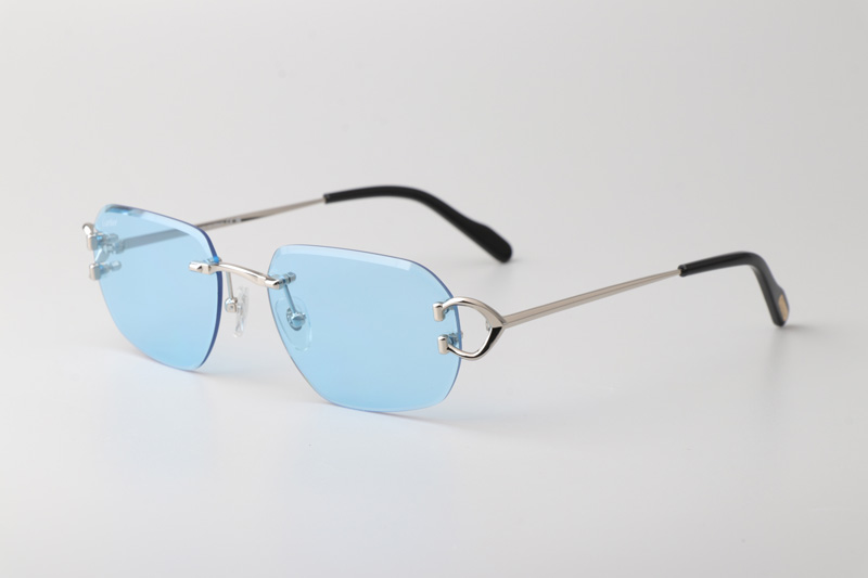 CT0468S Sunglasses Silver Blue