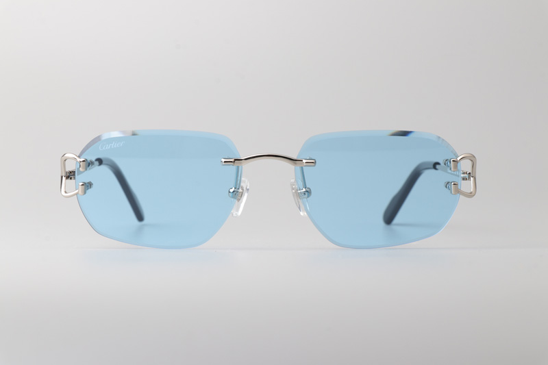 CT0468S Sunglasses Silver Blue