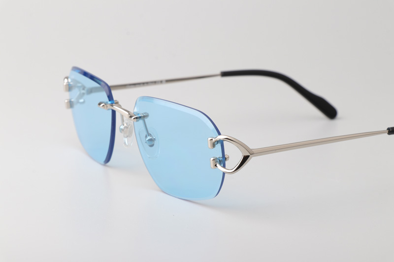 CT0468S Sunglasses Silver Blue