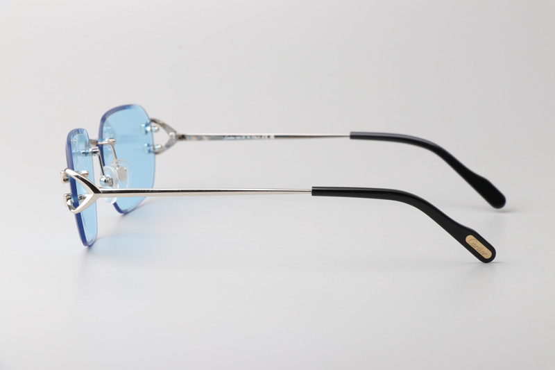CT0468S Sunglasses Silver Blue