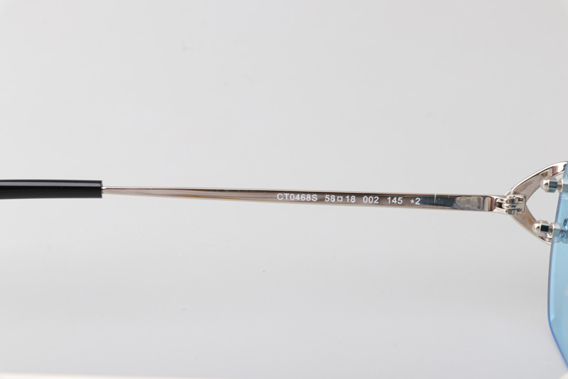 CT0468S Sunglasses Silver Blue