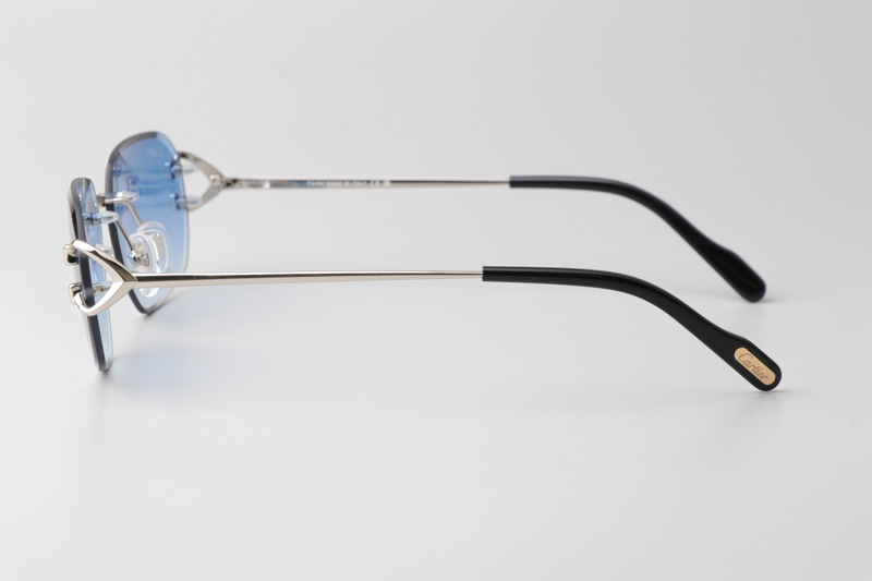 CT0468S Sunglasses Silver Gradient Blue