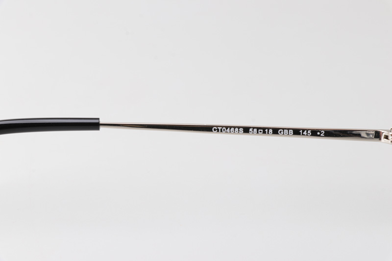 CT0468S Sunglasses Silver Gradient Blue