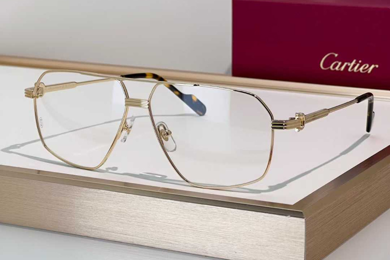 CT0484O Eyeglasses Gold Tortoise