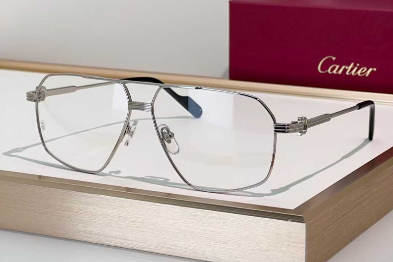 CT0484O Eyeglasses Silver