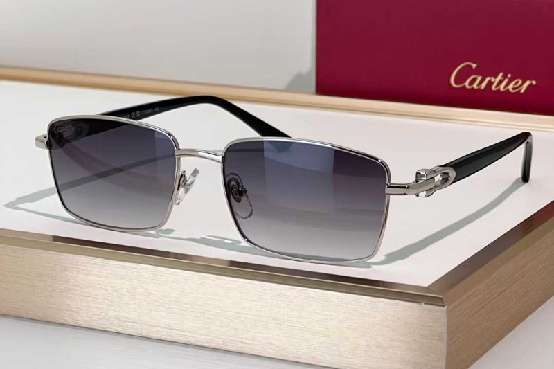 CT0520O Sunglasses Silver Gradient Gray