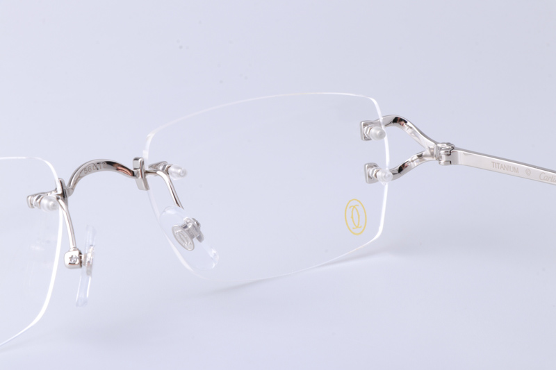 CT0550S Eyeglasses Silver