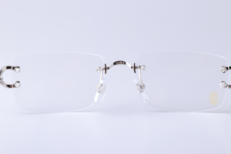 CT0550S Eyeglasses Silver
