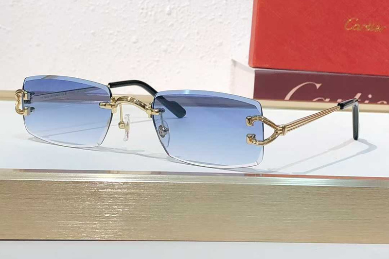 CT0550S Sunglasses Gold Gradient Blue