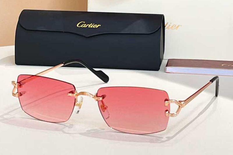 CT0563O Sunglasses Rose Gold Gradient Pink