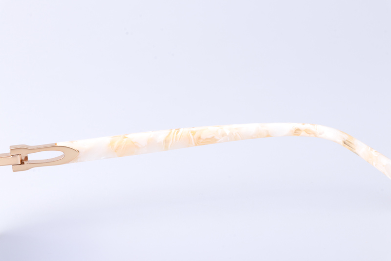 CT0581O Sunglasses Gold White Gradient Gray