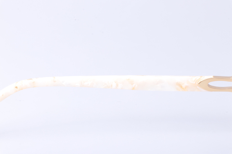 CT0581O Sunglasses Gold White Gradient Gray