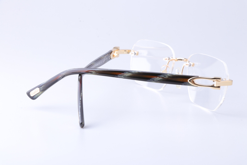 CT0583O Eyeglasses Gold Gray