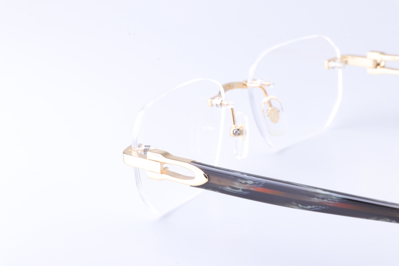 CT0583O Eyeglasses Gold Gray