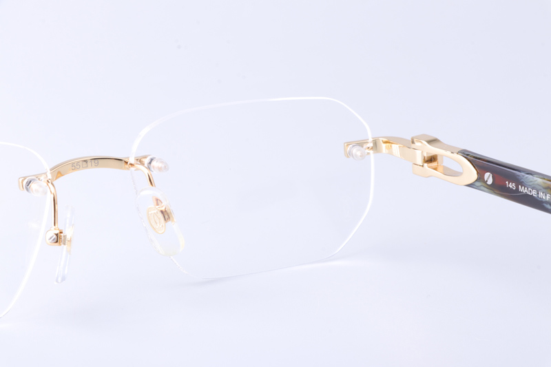CT0583O Eyeglasses Gold Gray