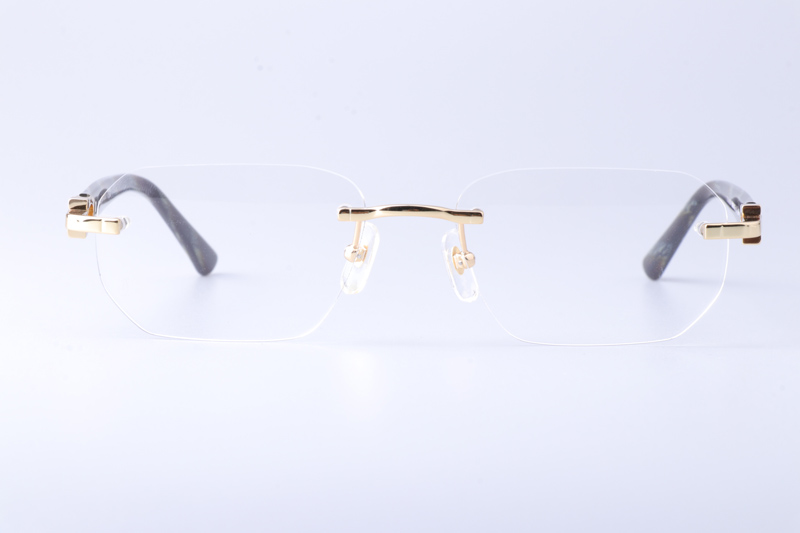 CT0583O Eyeglasses Gold Gray