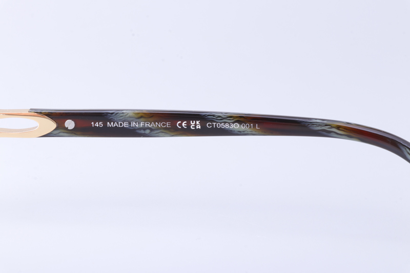 CT0583O Eyeglasses Gold Gray