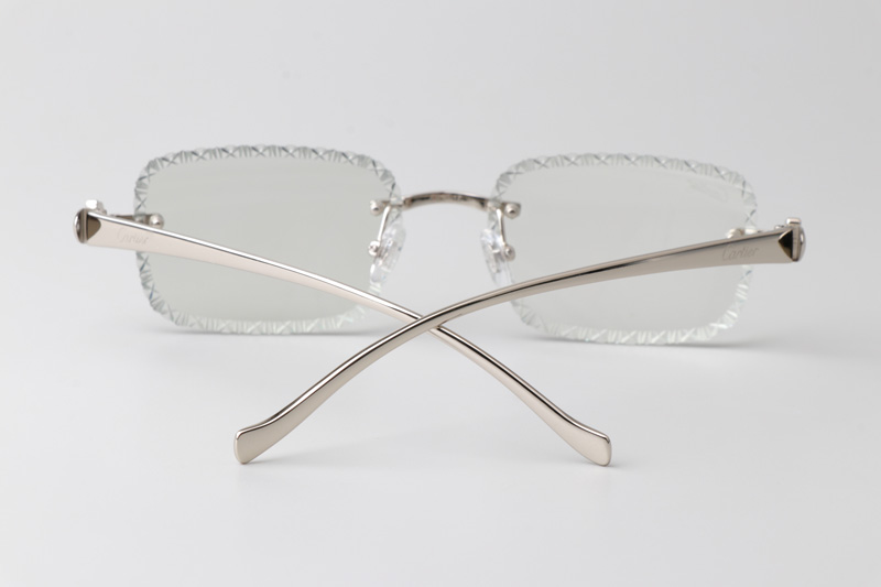 CT06591J Sunglasses Silver Photochromic Gray