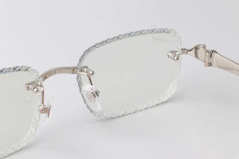 CT06591J Sunglasses Silver Photochromic Gray