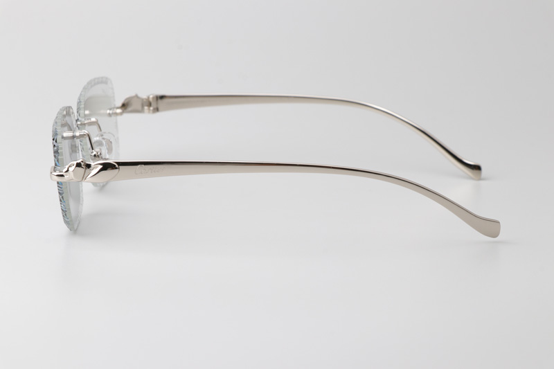 CT06591J Sunglasses Silver Photochromic Gray