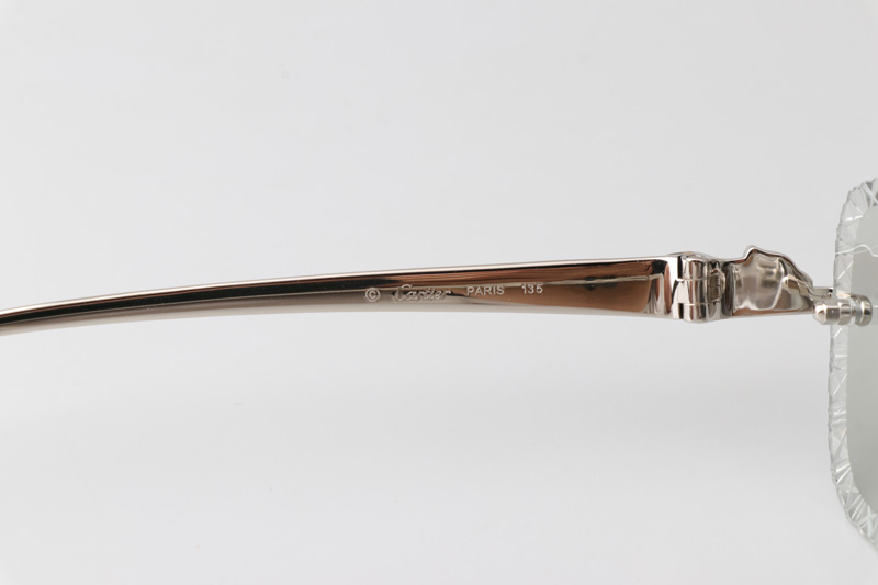 CT06591J Sunglasses Silver Photochromic Gray