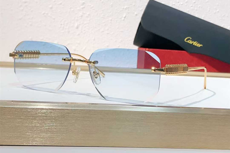 CT0736S Sunglasses Gold Gradient Blue