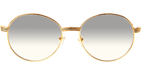 CT 1990-0692 Wood Sunglasses In Gold Grey