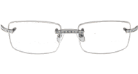 CT 3524012 Diamond White Mix Black Buffalo Eyeglasses In Silver