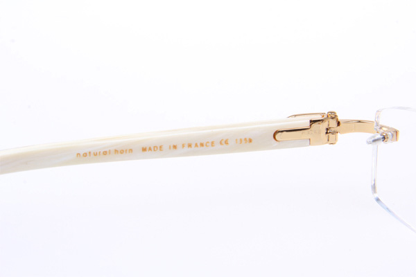 CT 3524012 White Buffalo Eyeglasses In Gold