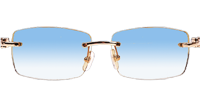 CT 3524012 White Buffalo Sunglasses In Gold Gradient Blue