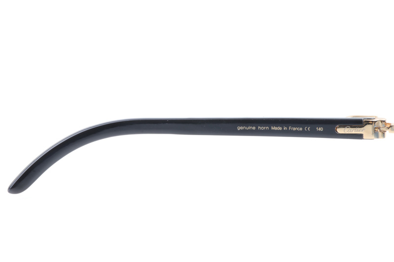 CT 3524012 White Mix Black Buffalo Sunglasses In Gold Gradient Blue