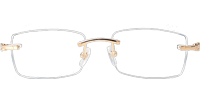 CT 3524012 White mix Black Buffalo Eyeglasses In Gold