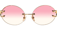 CT 4193832 Sunglasses In Gold Gradient Pink
