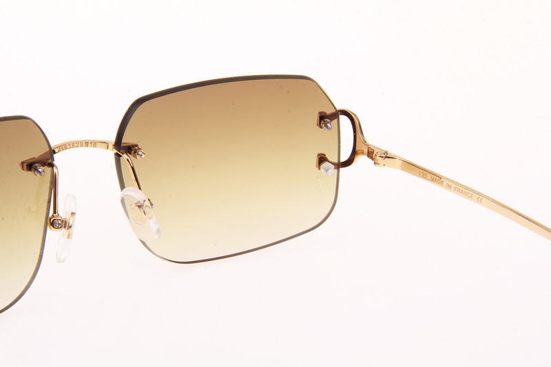 CT 4193833 Sunglasses In Gold Gradient Brown