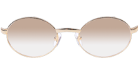 CT 51551348 Wood Sunglasses In Gold Brown