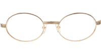 CT 7550178 55-22 Wood Eyeglasses In Gold