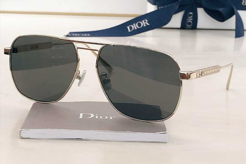 Cannage A3U Sunglasses Silver Gray