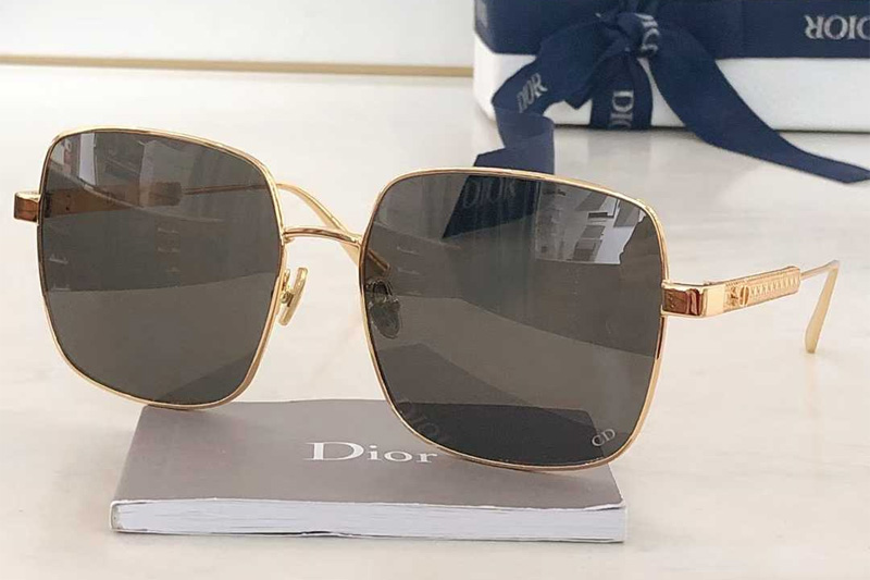 Cannage S1U Sunglasses Gold Gray