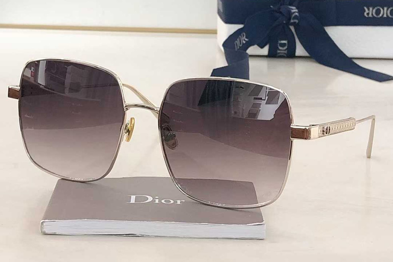 Cannage S1U Sunglasses Silver Gradient Gray