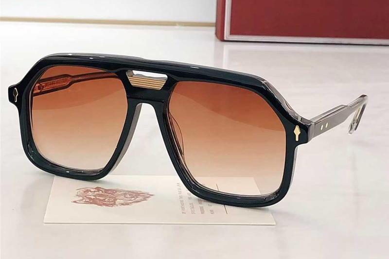 Casius Sunglasses Black Gradient Brown
