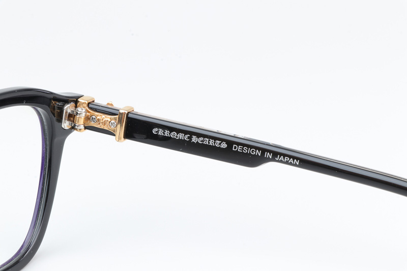 Chirp Chirp Eyeglasses Black Gold